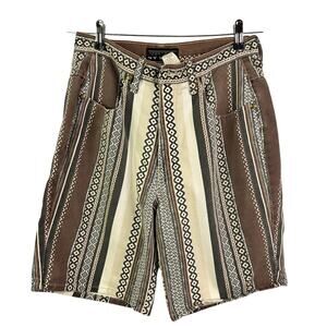 Women's NY LINE JEANS CLASSIC brown SHORTS MADE IN U.S.A. - Size 10